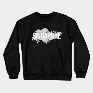 Country Wall Decor Singapore Black and White Art Canvas Poster Prints Modern Style Painting Picture for Living Room Cafe Decor World Map Crewneck Sweatshirt